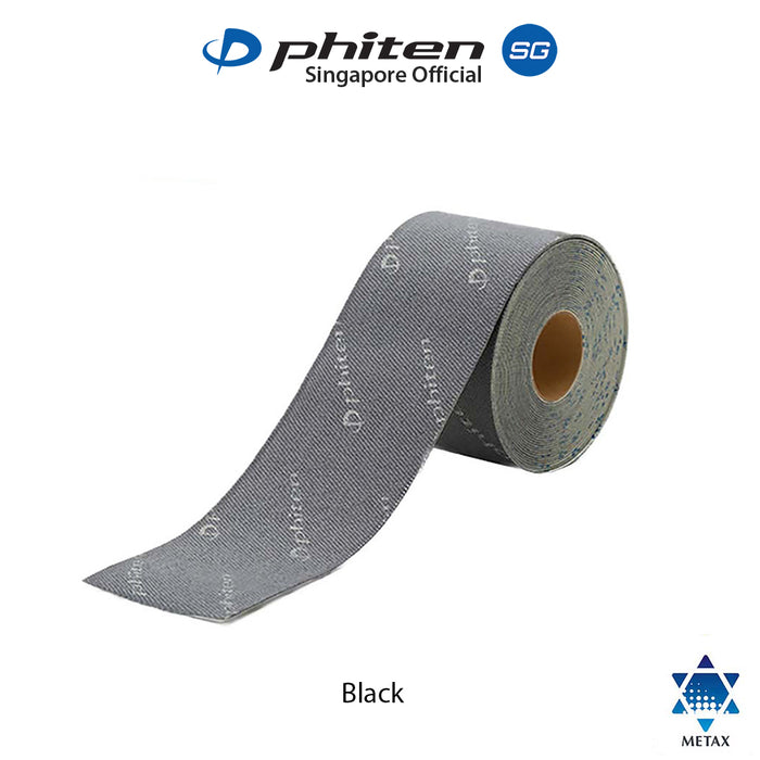 Metax Tape Stretched Metallic Tape Black / 5cm x 4.5m / PU821029 PhitenSG