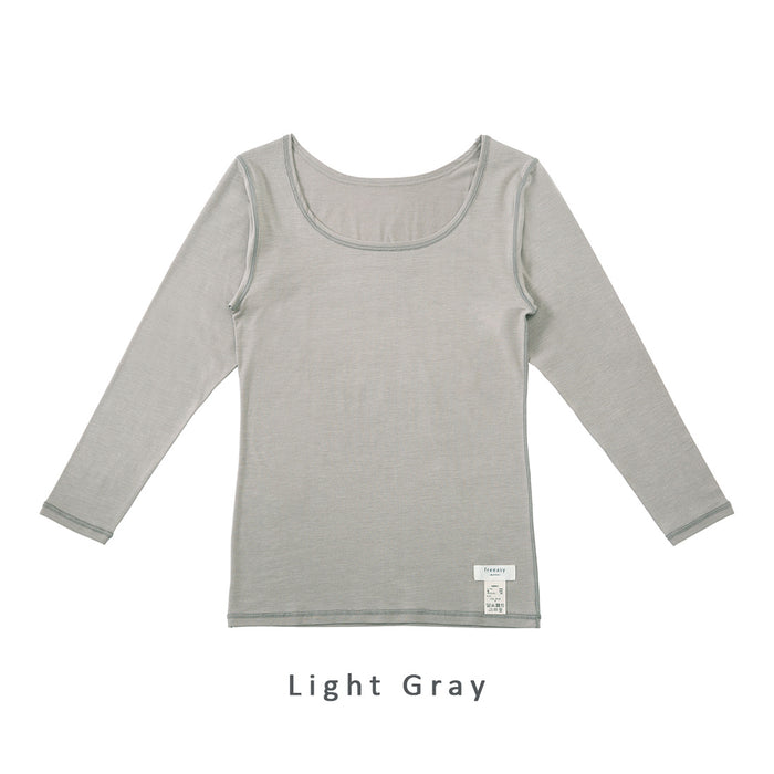 Freeasy Inner Three Qtr. Sleeve Apparel Light Gray / M PhitenSG