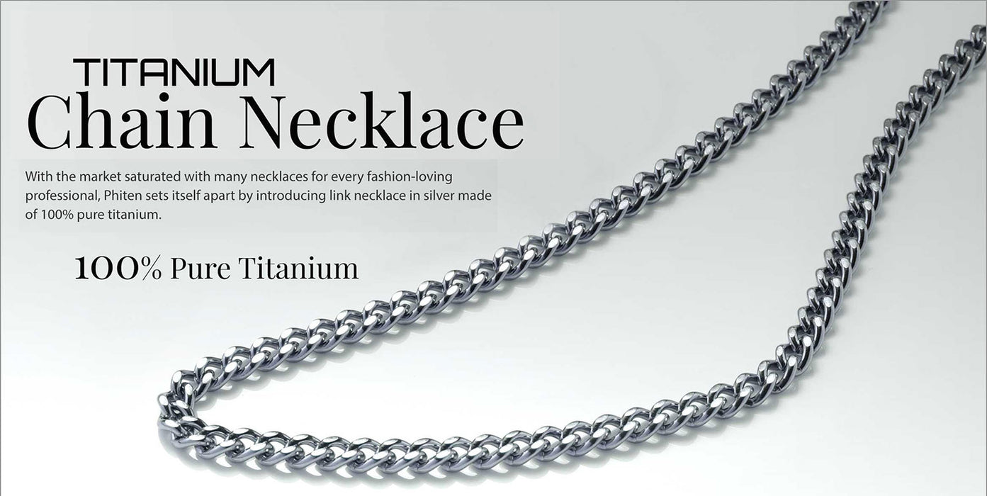 Titanium Chain Necklace Accessories PhitenSG