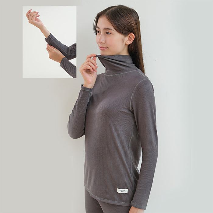 Freeasy High Neck T-Shirt Long Sleeve