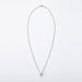 PhitenSG Ring Holder Necklace in silver, showcasing its sleek design and ring-holding feature