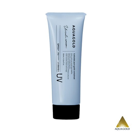 PhitenSG AquaGold UV Cut Cream, a lightweight and hydrating broad-spectrum sunblock infused with Aqua Gold® technology for ultimate skin protection.