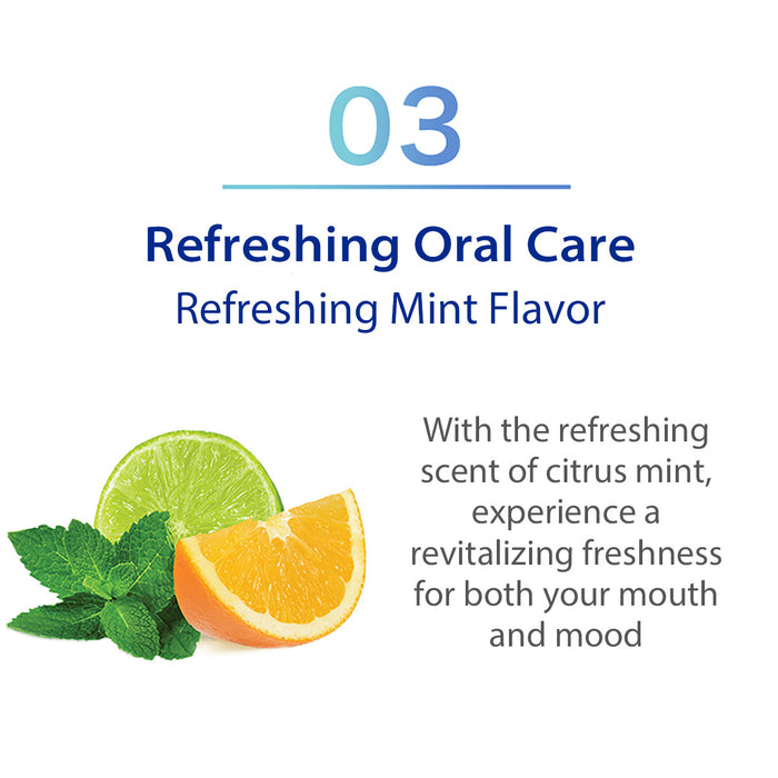 PhitenSG Dental G Ex Toothpaste Refreshing Citrus Mint Flavor: Ensures lasting freshness and confidence.