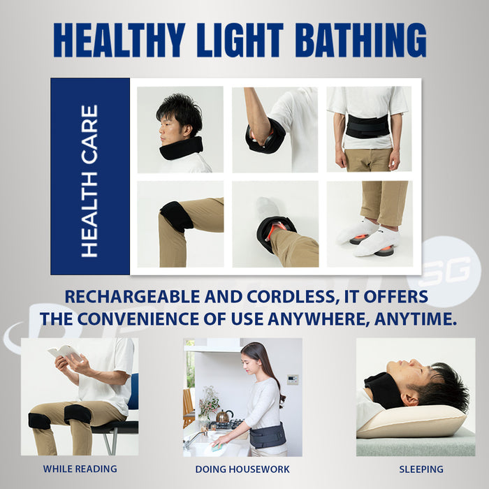 PhitenSG Healthy Light Bathing Shower Improved Circulation Muscle Recovery Mental Relaxation Wellness Routine