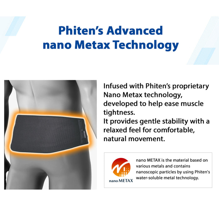 nano Metax Waist Belt Supporter Soft Type