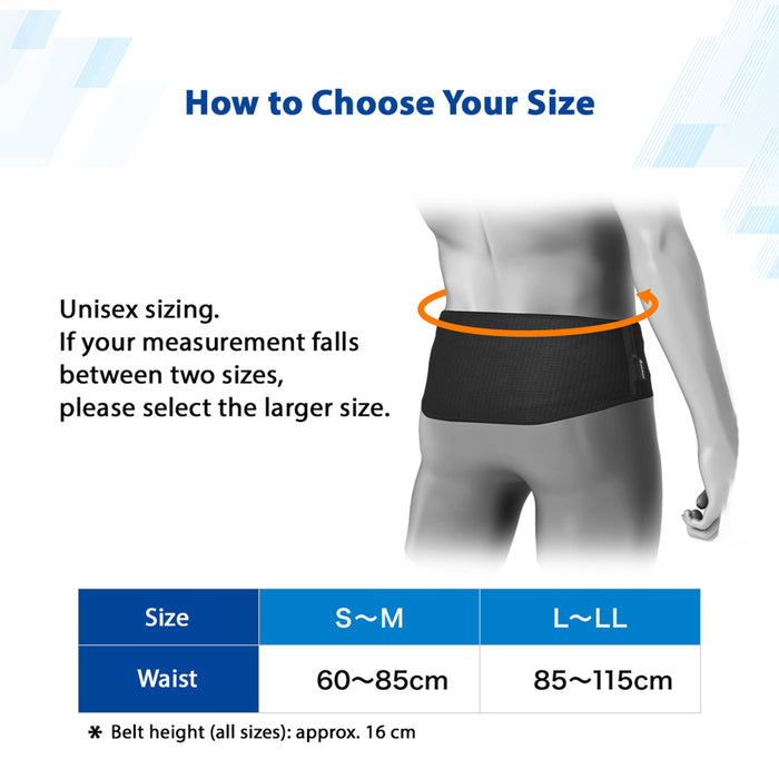 nano Metax Waist Belt Supporter Soft Type