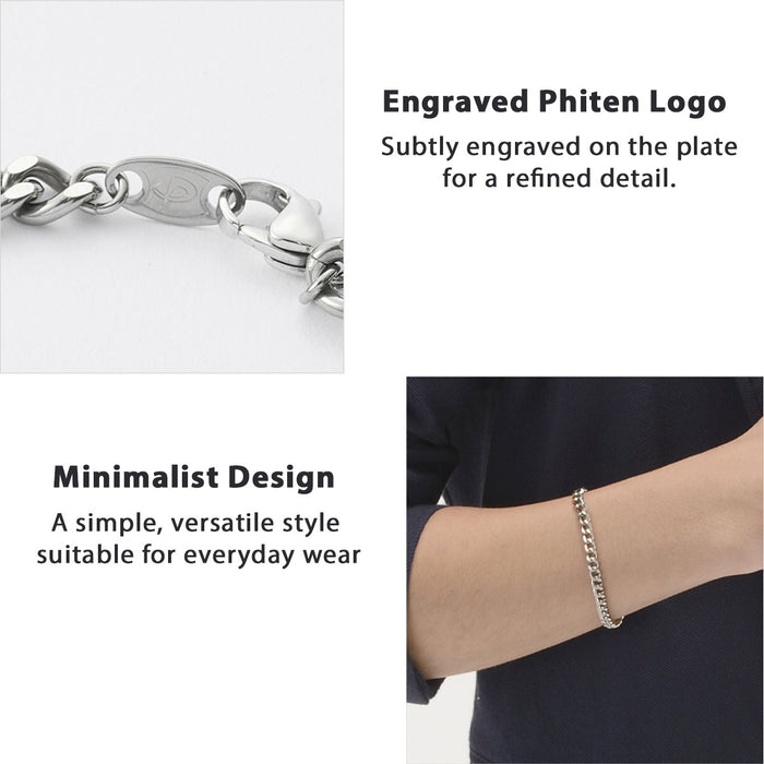 Phiten Titanium Chain Bracelet