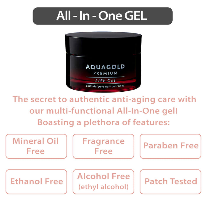 Phiten AquaGold Premium Lift All In  Once Gel