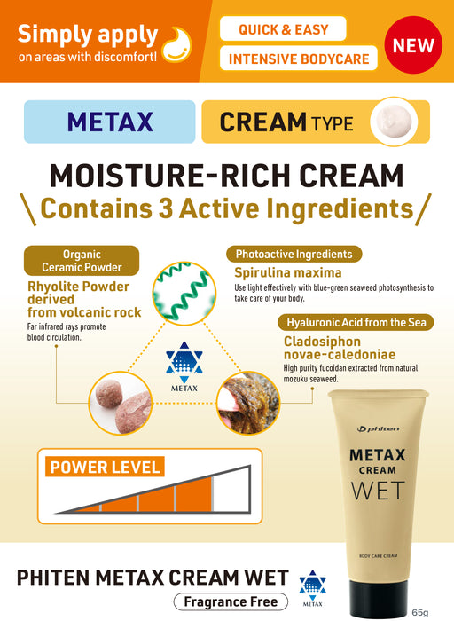 Metax Cream Wet Body Care PhitenSG illustration 