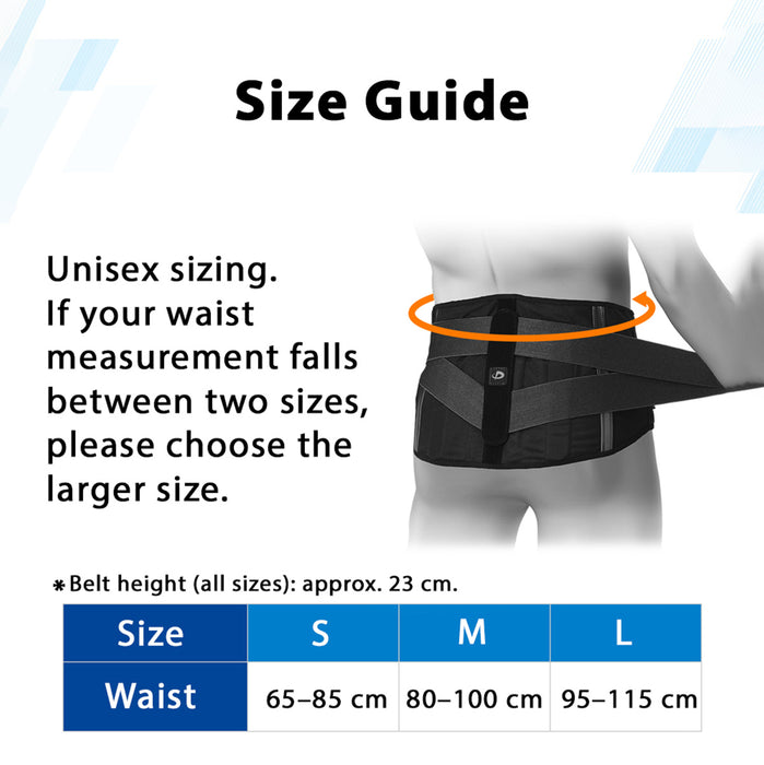 nano Metax Waist Belt Supporter Fit Type