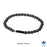Rakuwa Bracelet Extreme Crystal Touch Accessories Black/Silver / 16cm / TG910125 PhitenSG
