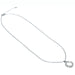 Phiten Stainless Steel Necklace with Numeric Ring Pendant