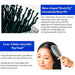 phiten Yuko Daily Care LED Hair Brush Head wave shaped pin for detanging and wider head for better coverage 