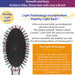 phiten Yuko Daily Care LED Hair Brush for muscle relaxation an soothing effects