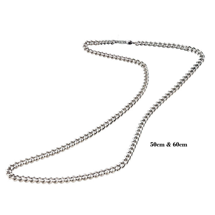 Titanium Chain Necklace Accessories Titanium / 50cm / TC05 PhitenSG