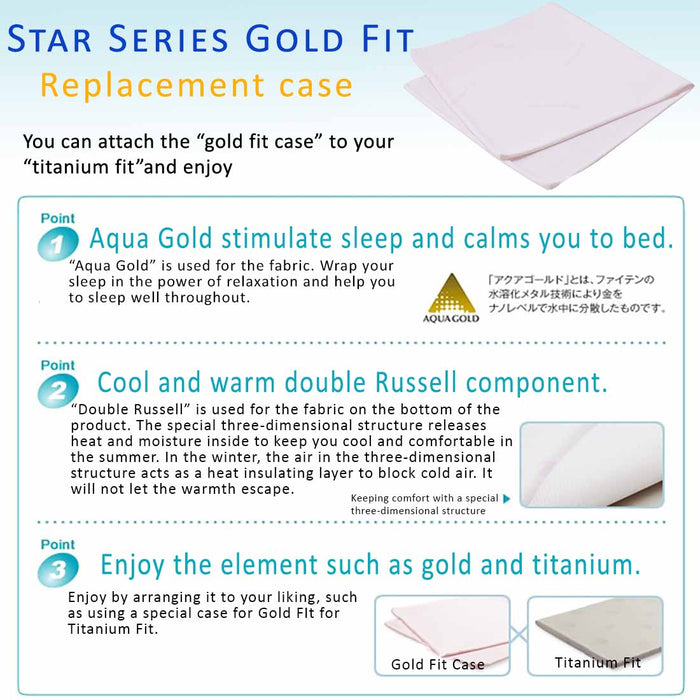 Star Series Gold Fit Cover Bedding PhitenSG
