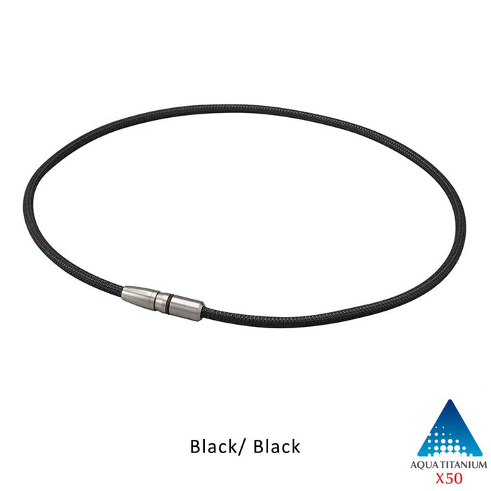 Rakuwa Necklace MG BLT Accessories Black/Black / 50cm / TG738053 PhitenSG