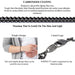 Phiten Titanium Chain Bracelet Carbonized Accessories PhitenSG