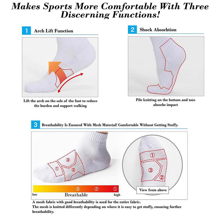 Sport Socks Ankle (2pairs) Footcare PhitenSG
