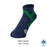 Metax Socks King Casual Ankle Footcare Navy/Green / 25-27cm / AL939473 PhitenSG