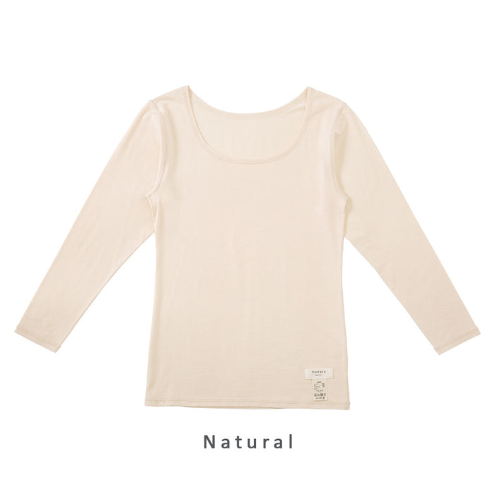 Freeasy Inner Three Qtr. Sleeve Apparel Natural / M PhitenSG