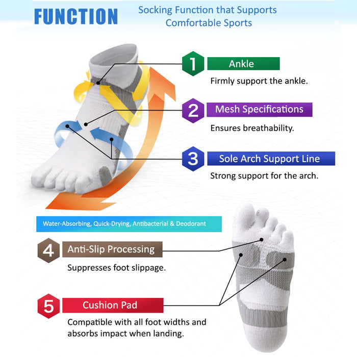 Metax Socks King Casual Ankle Footcare PhitenSG