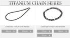 Phiten Titanium Chain Bracelet Carbonized Accessories PhitenSG