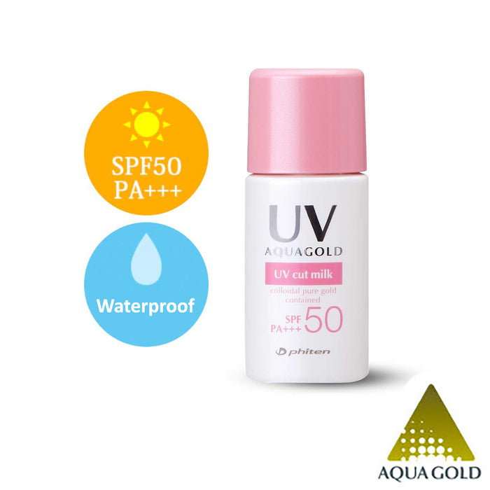 AquaGold UV Cut Milk SPF50 Skincare 28ml / AC036000 PhitenSG